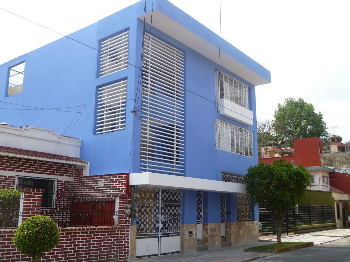 La Casa Azul Hostal Y Pension - Coatepec ハラパ エクステリア 写真